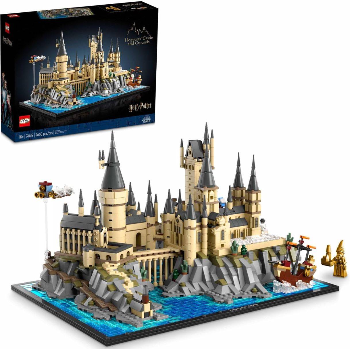 Amazon vend le château de Poudlard Lego et les terrains à son prix le plus bas