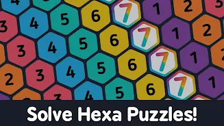 Make7 Hexa Puzzle Captura de pantalla 1