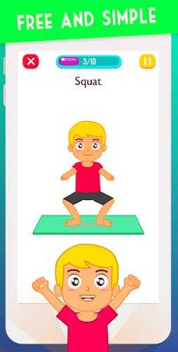 Exercise for Kids at home Screenshot 2