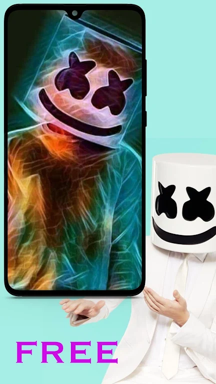 Marshmello Wallpaper ภาพหน้าจอ 1