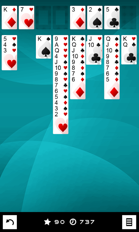 3 in 1 Solitaire - Triple Cards スクリーンショット 1