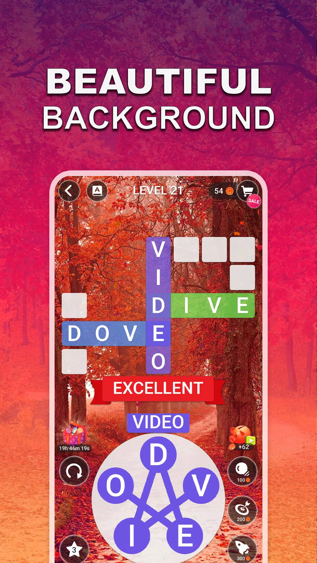 Word Rainbow - A crossword game Capture d'écran 3