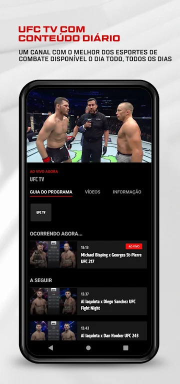 UFC Fight Pass - MMA ao vivo स्क्रीनशॉट 2