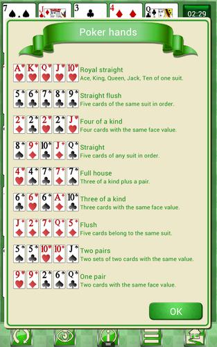 Poker Solitaire Screenshot 2