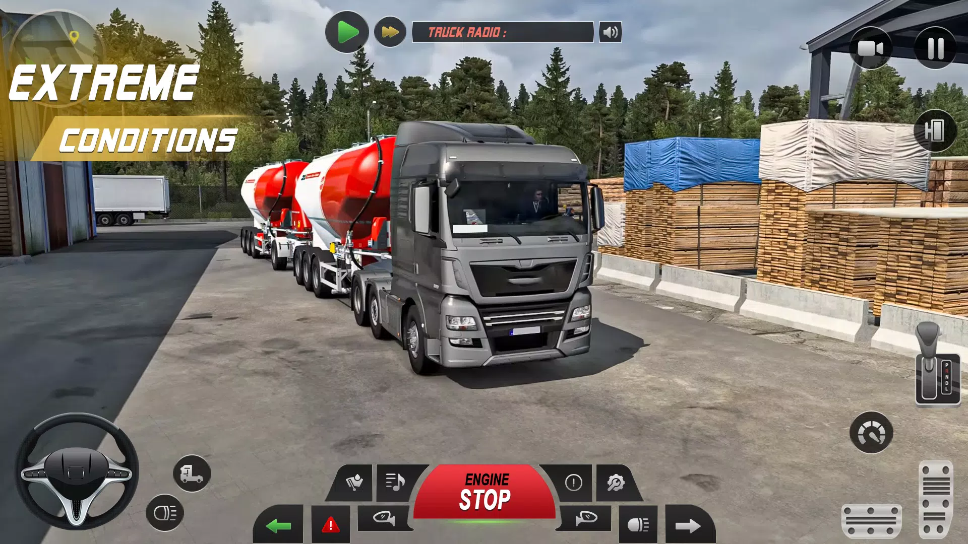 Euro Truck Driving Game 3d Скриншот 1