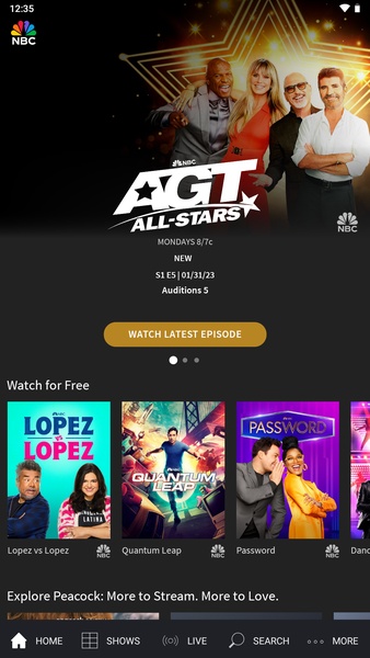 The NBC App - Stream TV Shows應用截圖第1張