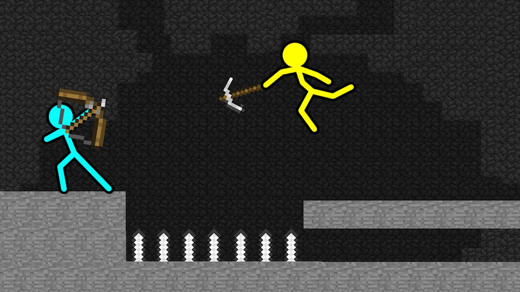 Stick-man Craft Fighting Game Captura de pantalla 3