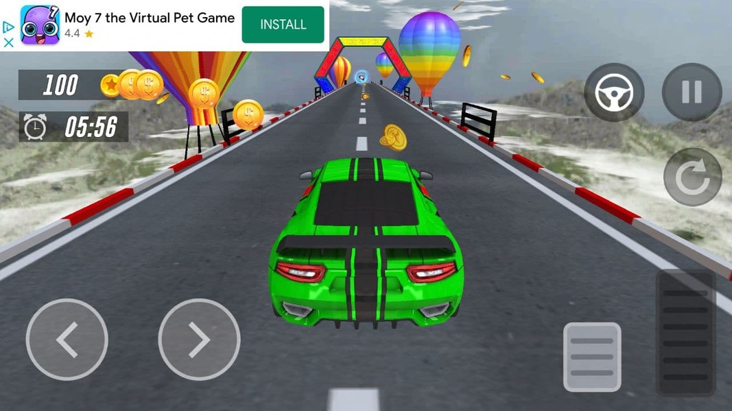 Superhero Car: Mega Ramp Games 스크린샷 2