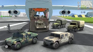 Army Vehicle Cargo: Truck Game ภาพหน้าจอ 0