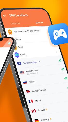 Turbo VPN Lite: Fast VPN Proxy स्क्रीनशॉट 1