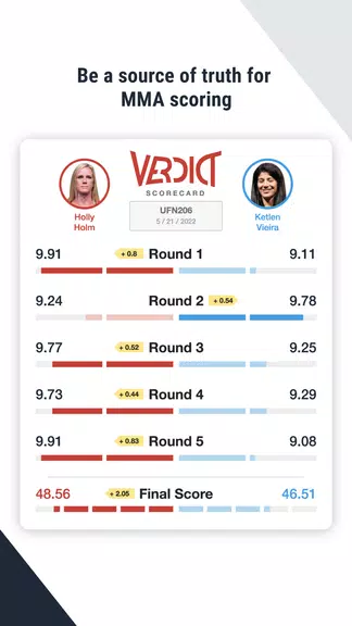 Verdict MMA Picks & Scoring ภาพหน้าจอ 3