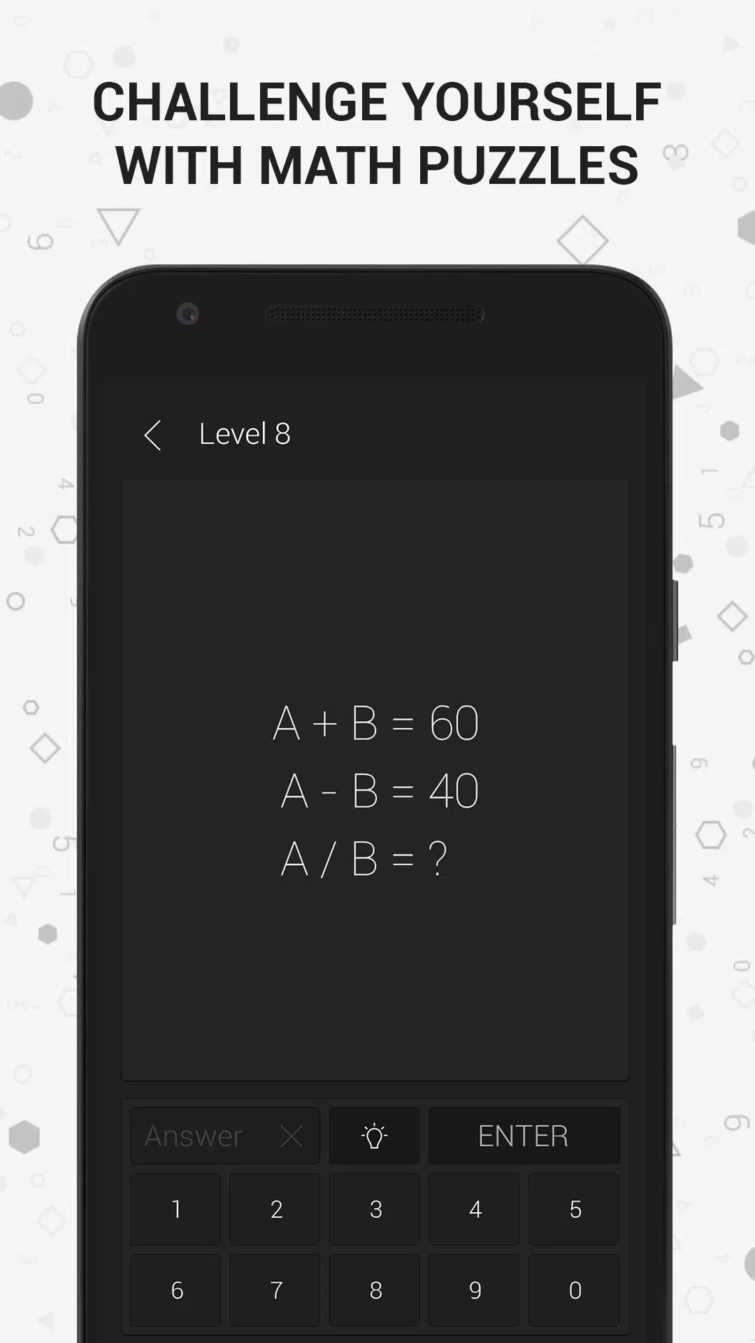 Math | Riddle and Puzzle Game Capture d'écran 0