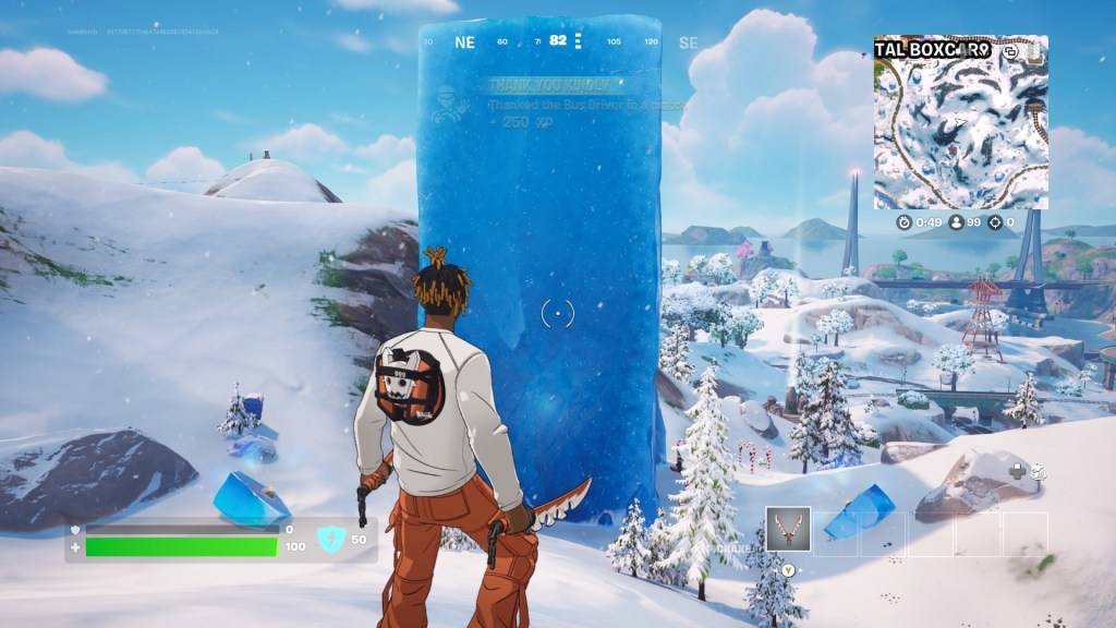 The Frozen Mariah Carey di Fortnite.