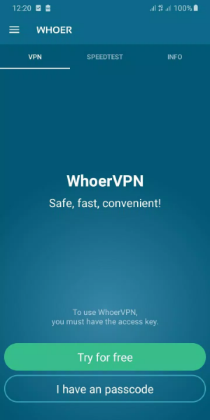 Whoer VPN - unlimited free VPN ဖန်သားပြင်ဓာတ်ပုံ 0