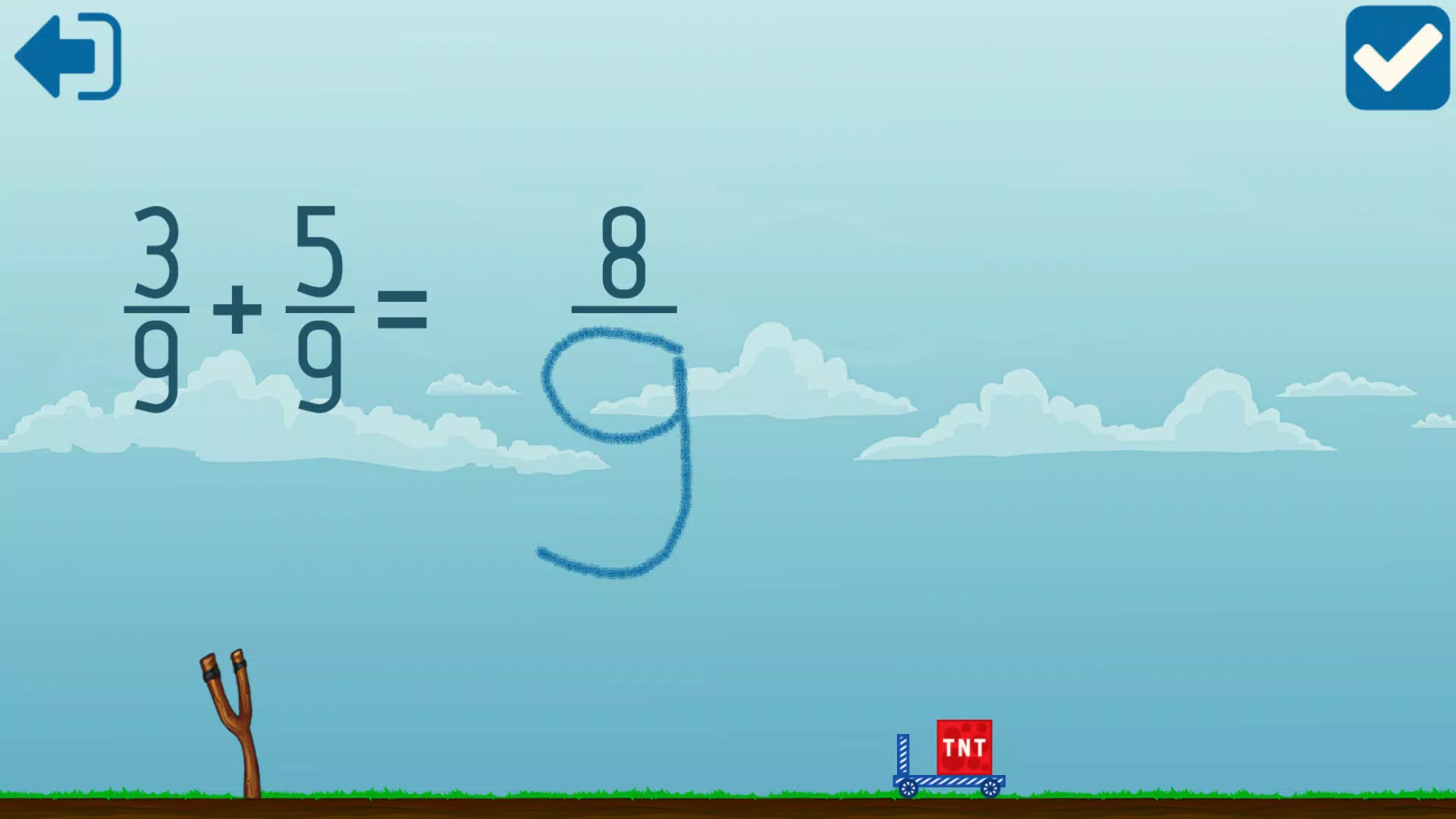 Adding Fractions Math Game Tangkapan skrin 3