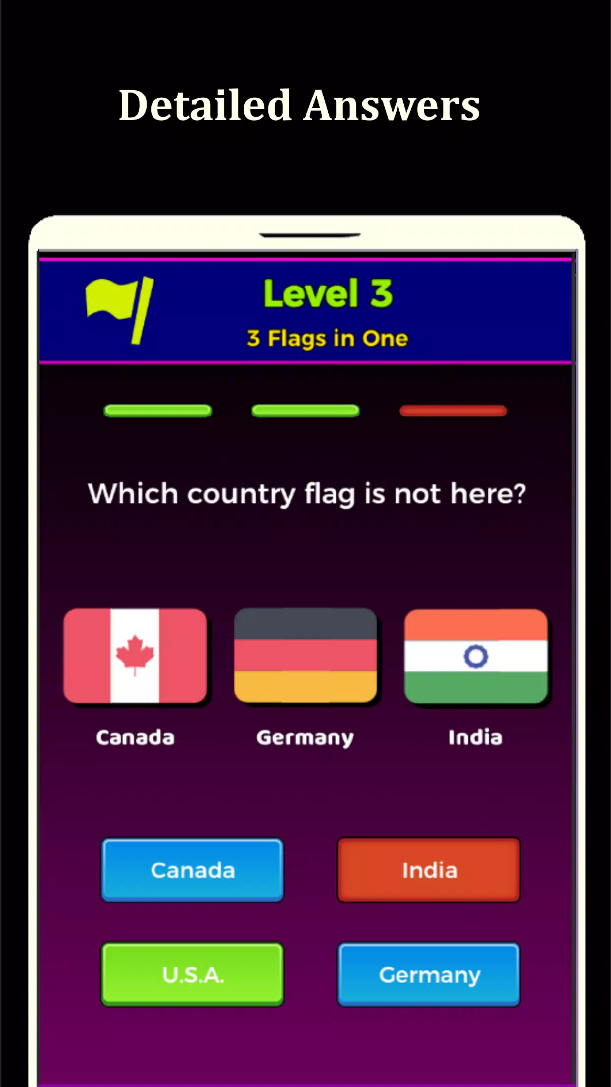 World Flags Quiz Game 스크린샷 1