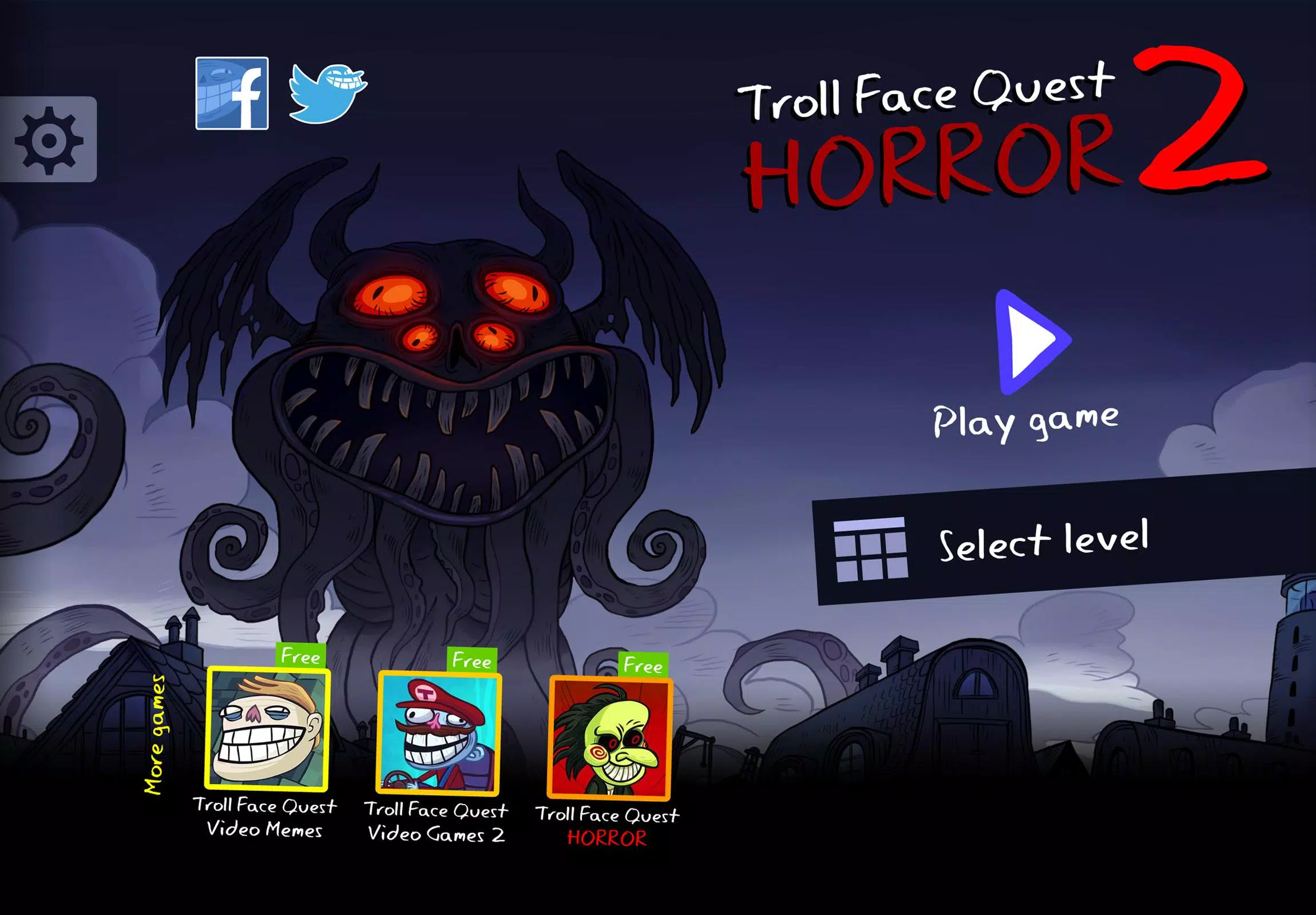 Troll Face Quest: Horror 2 Ekran Görüntüsü 0