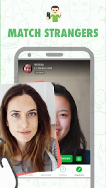 Pally Live Video Chat & Talk to Strangers for Free Captura de pantalla 1