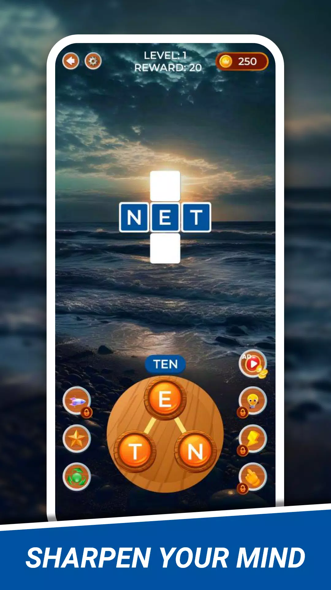 Word Connect Crossword Puzzle Captura de tela 0
