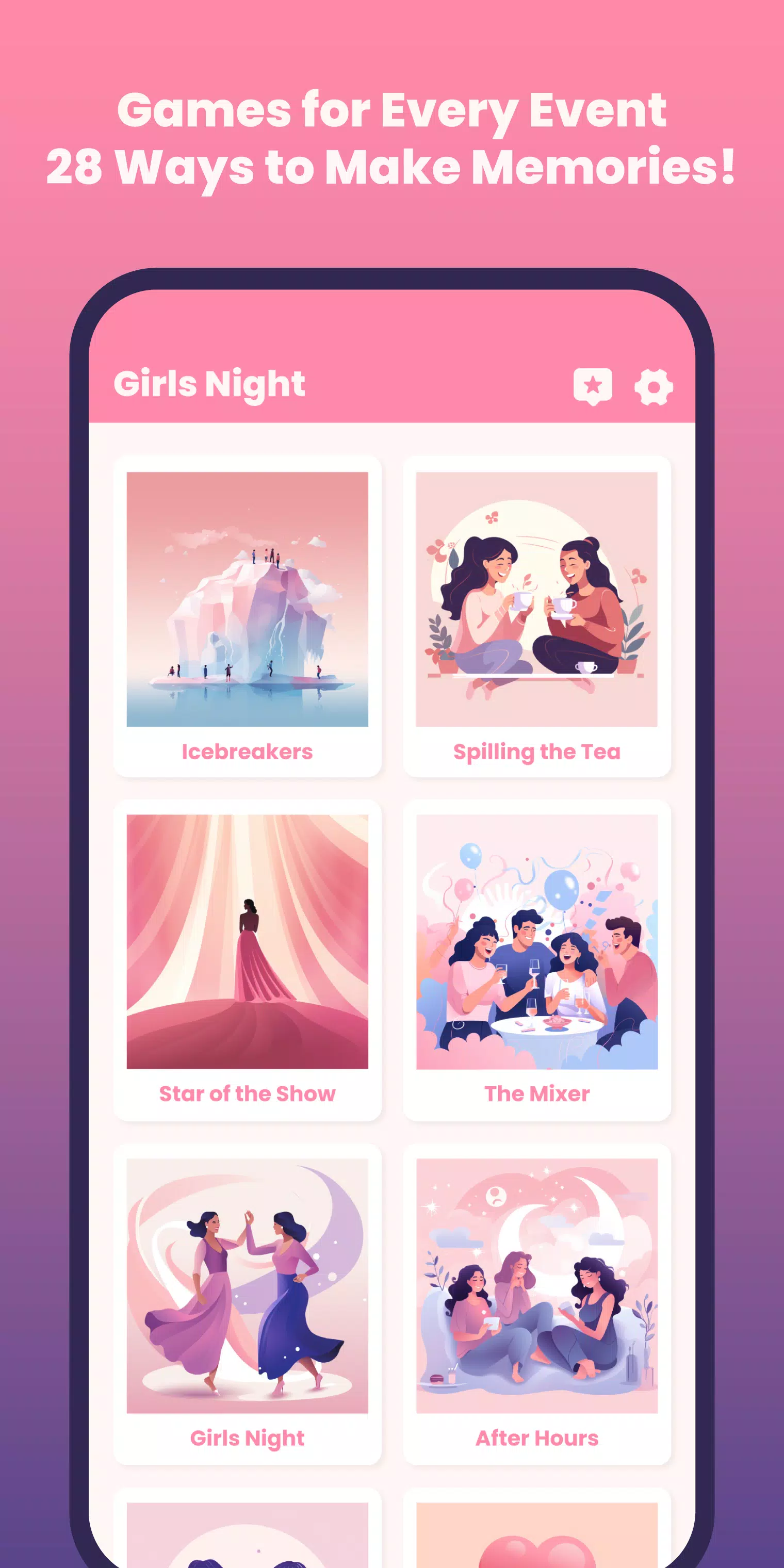Girls Night - Group Party Game Скриншот 0