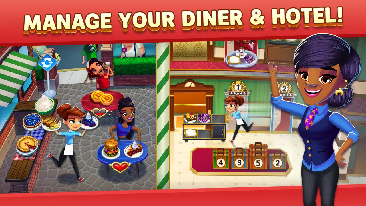 Diner DASH Adventures Capture d'écran 1