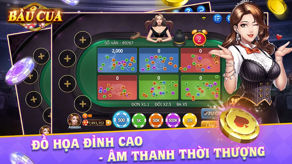 Bầu Cua - Tài Xỉu Casino Скриншот 1