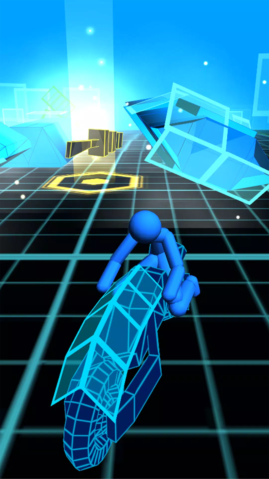 Stickman Neon Motorcycle Race Captura de tela 3
