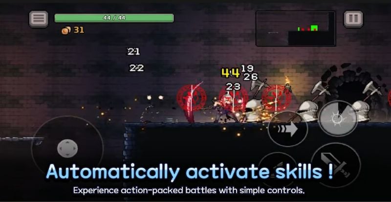 Dungeon Slasher: Roguelike Schermafbeelding 1