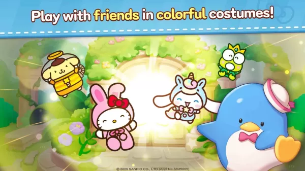 ตัวละคร Sanrio ยิ้มด้วยกันอย่างมีความสุข