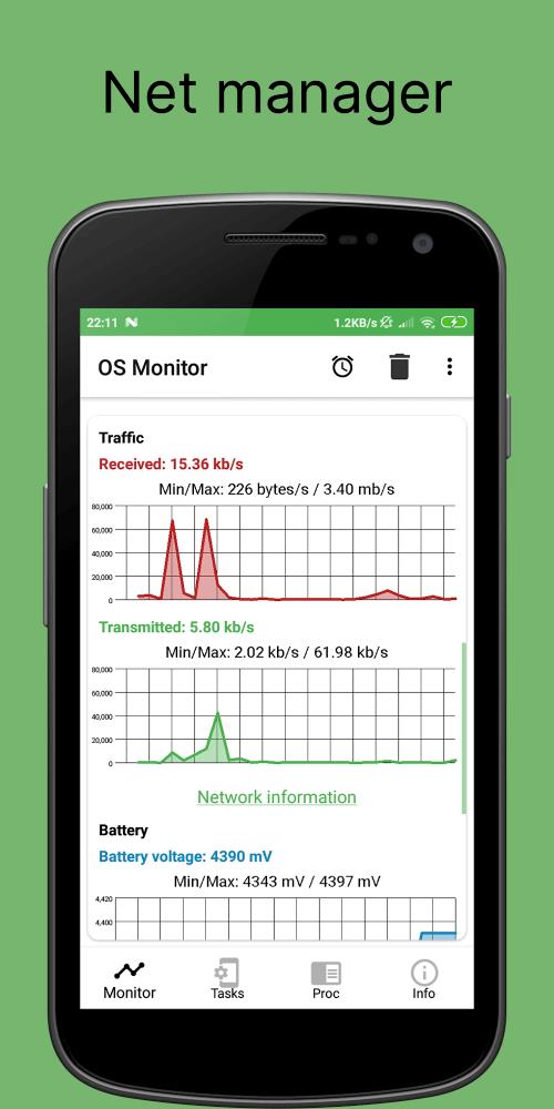 OS Monitor: Tasks Monitor স্ক্রিনশট 2