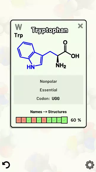 Amino Acid Quiz Tangkapan skrin 3