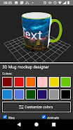 3D Mug Mockup Designer应用截图第0张