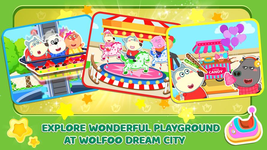 Wolfoo's Town: Dream City Game Скриншот 1