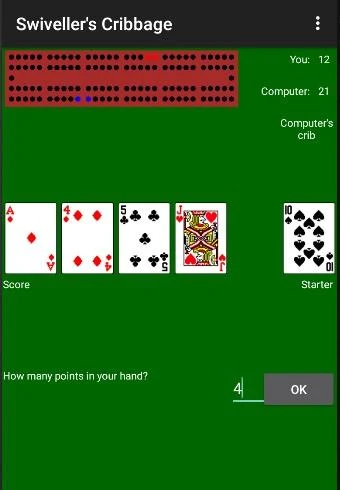 Swiveller's Cribbage Скриншот 2