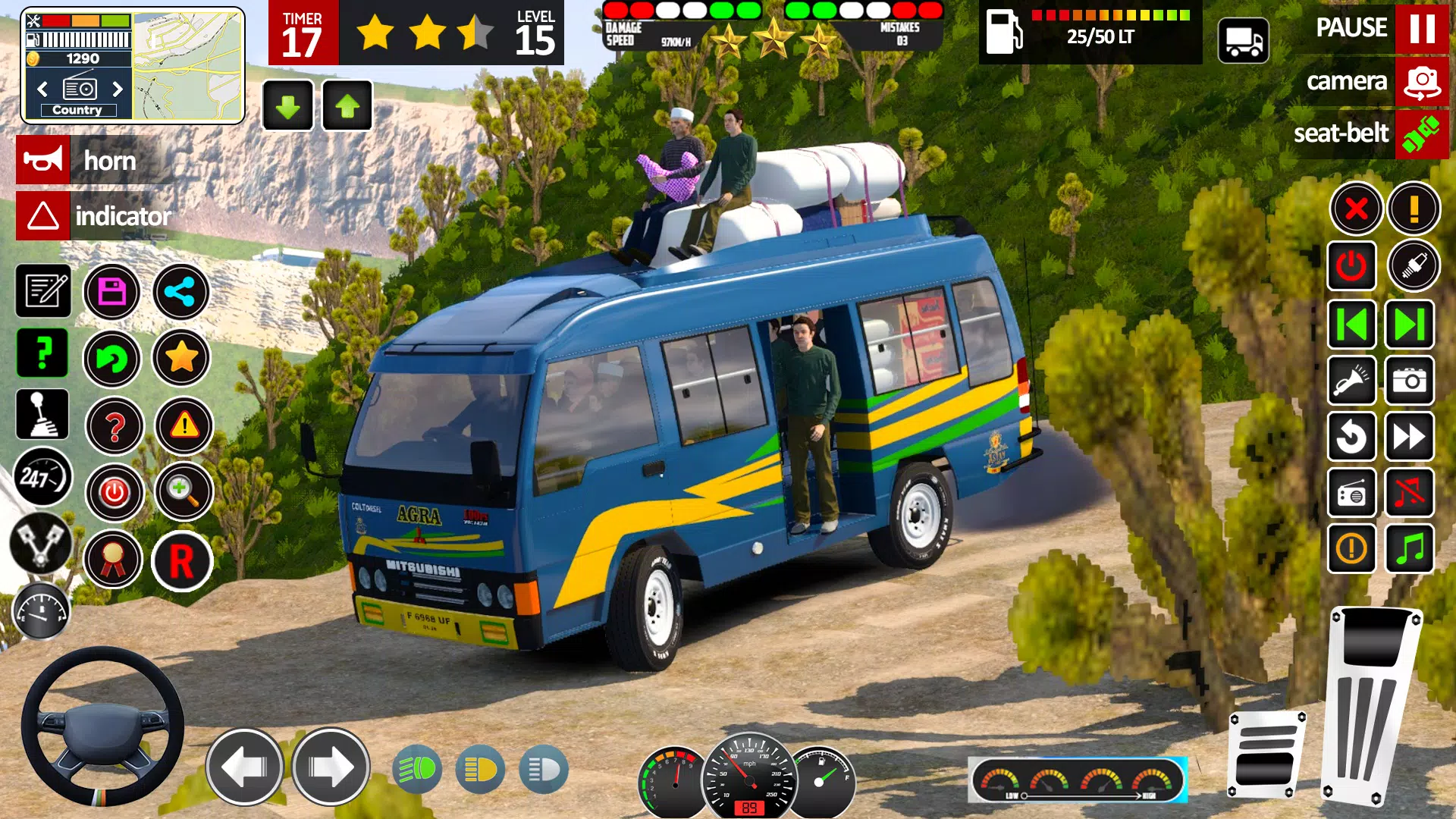 Real Mini Coach: Bus Game 3D スクリーンショット 3