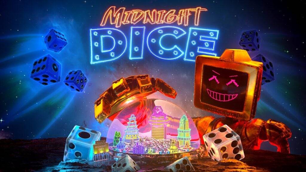 Platformonafhankelijke dobbelspel Midnight Dice kunnen jij en je vrienden je geluk testen