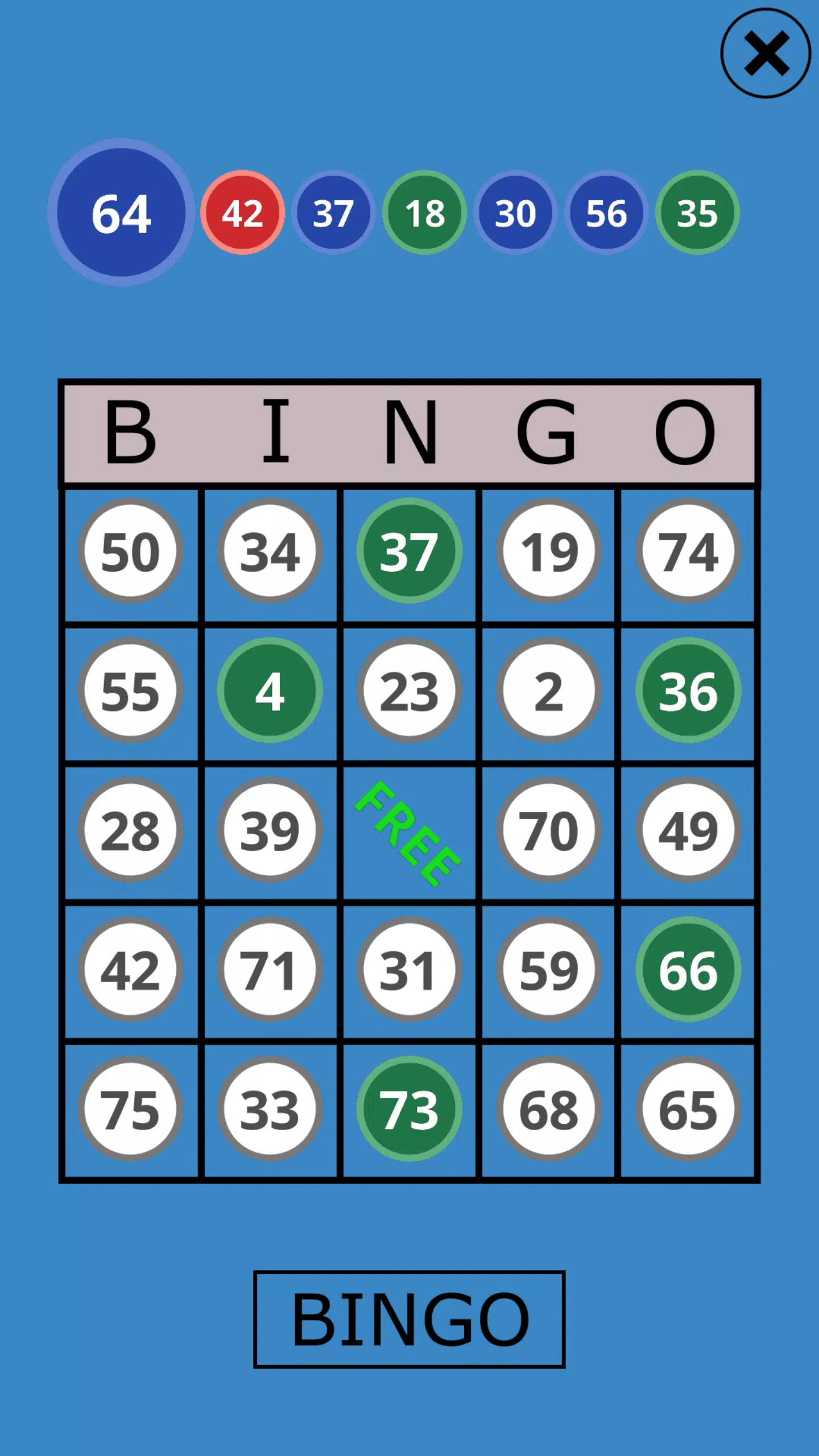 Classic Bingo Touch应用截图第1张