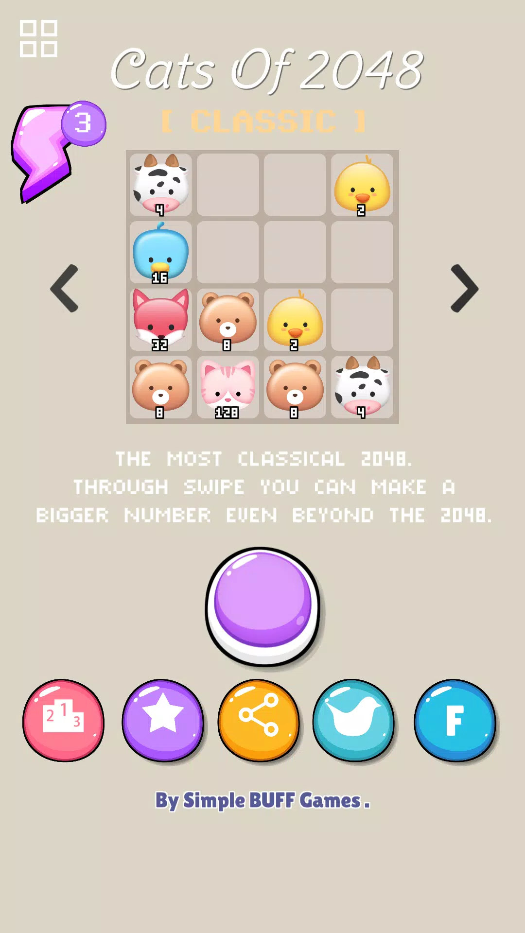 Cats Of 2048 Schermafbeelding 0