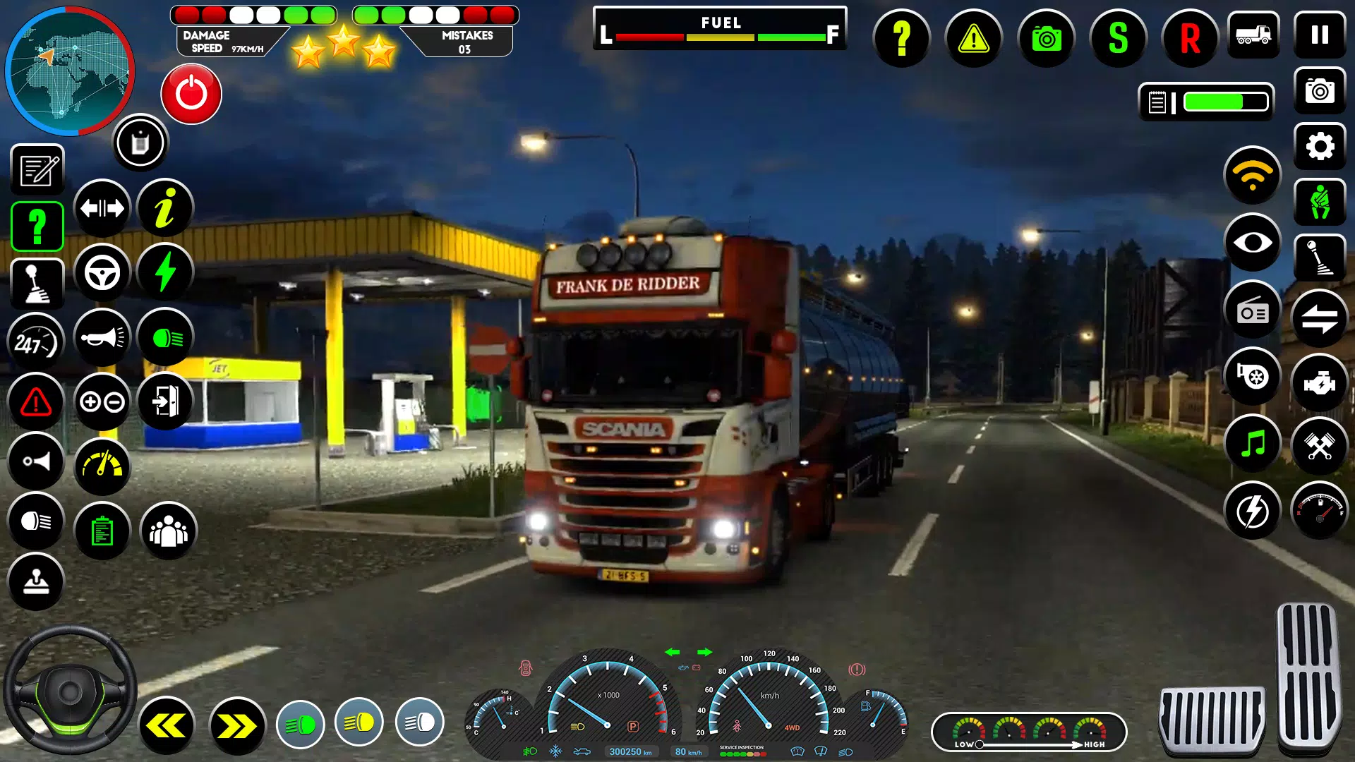 Euro Truck Driving Games Captura de pantalla 3