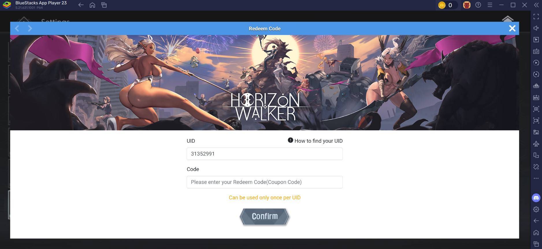 Horizon Walker : 2025 년 1 월 코드를 사용할 수 있습니다