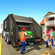 Real Garbage Truck Simulator स्क्रीनशॉट 1