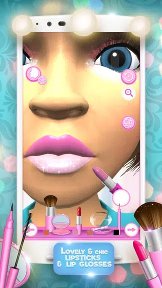 3D Makeup Games For Girls Captura de pantalla 3