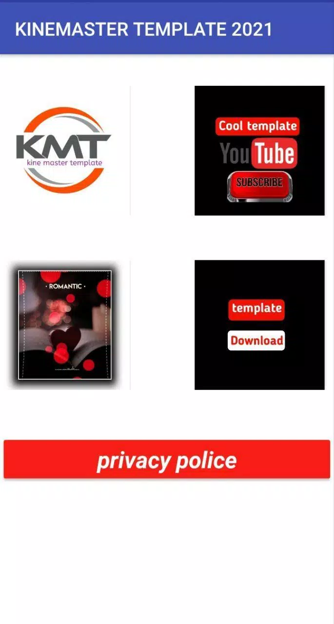 lovetemplate kinemaster aveepl スクリーンショット 0