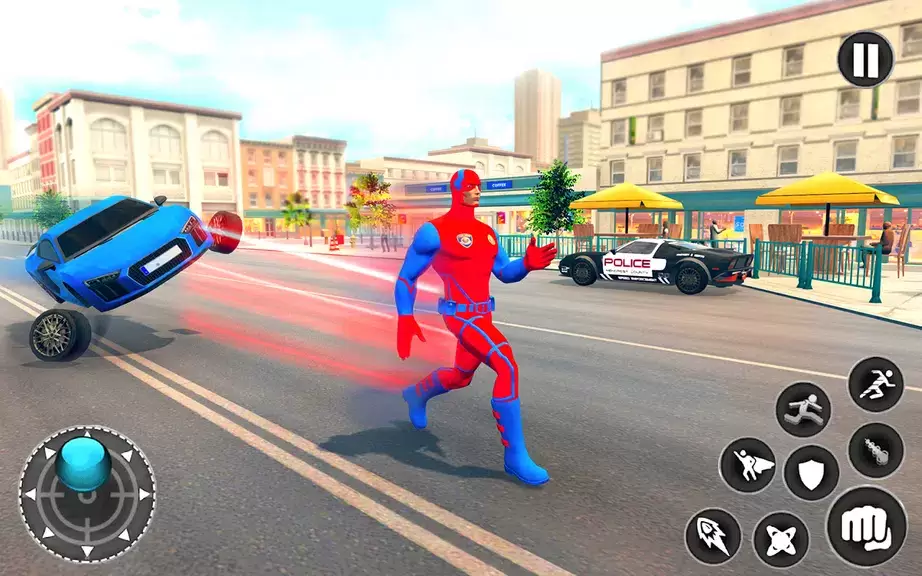 Captain Super Hero Man Game 3D Zrzut ekranu 1