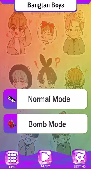 BTS Chibi Piano Tiles ภาพหน้าจอ 2