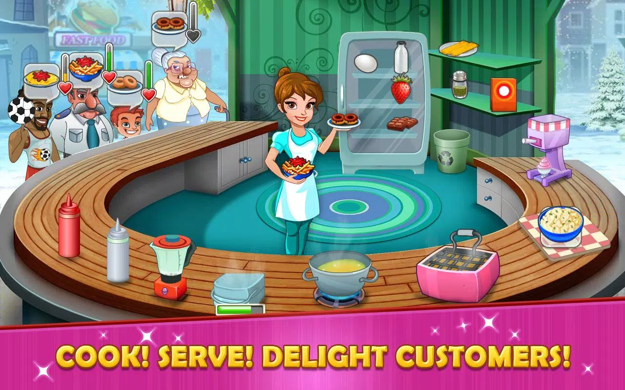 Kitchen story: Food Fever Game Tangkapan skrin 0