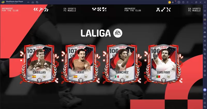 EA Sports FC ™ Mobile Soccer: 2025 Laliga destaca as recompensas e lendas