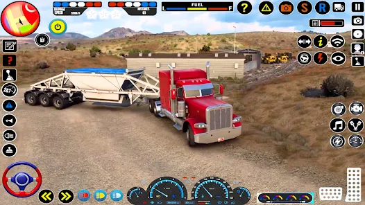 American Cargo Truck Games Sim ဖန်သားပြင်ဓာတ်ပုံ 2