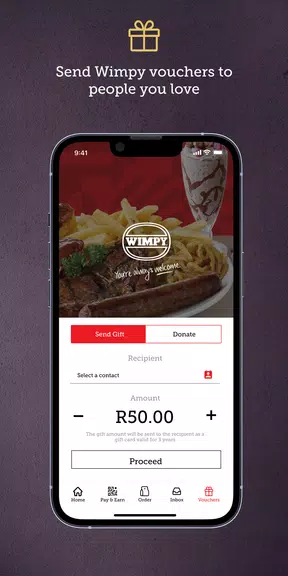 Wimpy Rewards App स्क्रीनशॉट 1