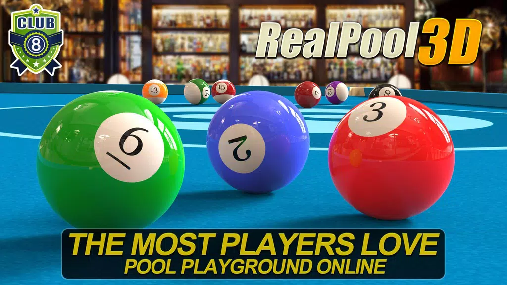 Real Pool 3D Online 8Ball Game Screenshot 0